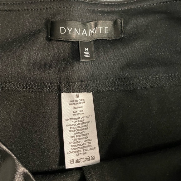 Dynamite faux leather leggings - Picture 3 of 3